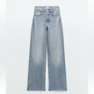 Zara TRF high rise wide leg jeans size 38/US 6